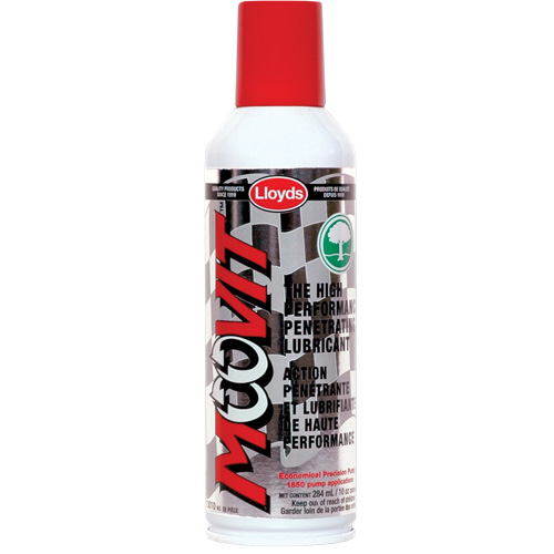 Lubrifiant haute performance Moovit, Canette a&eacute;rosol/Bouteille &agrave; g&acirc;chette, 10 oz/10 oz Nia-Chem Ltd.
