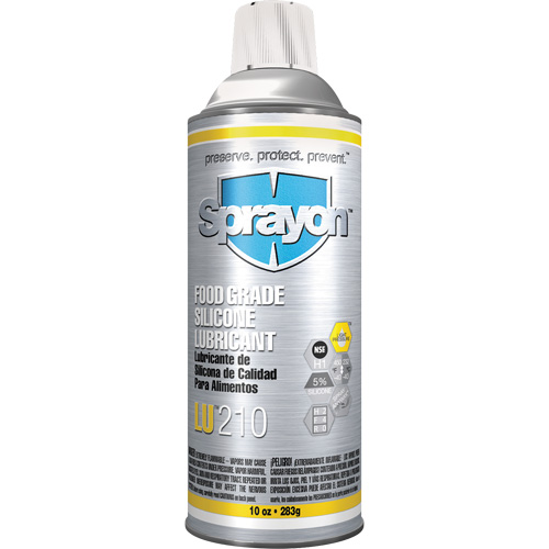 LU210 Food Grade Silicone Lubricant, Aerosol Can Nia-Chem Ltd.
