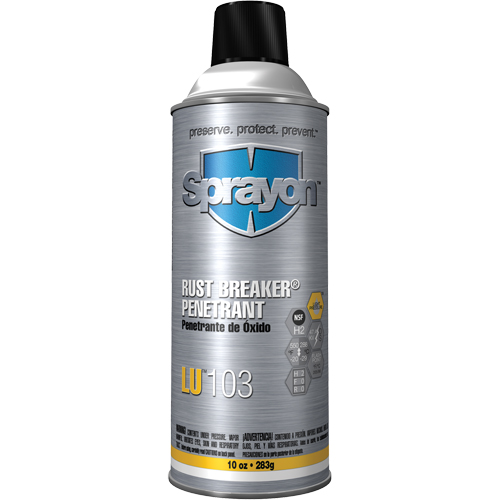 LU103 Rust Breaker Penetrant, Aerosol Can, 16 oz. Nia-Chem Ltd.