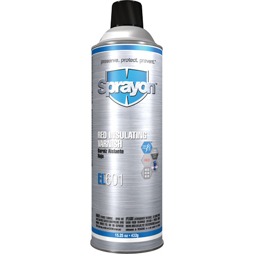 EL601 Red Insulating Varnish, 15.25 oz., Aerosol Can, Red Nia-Chem Ltd.
