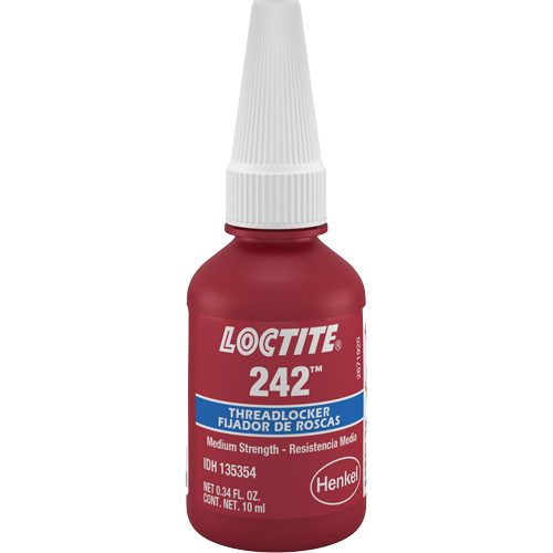 Threadlocker 242 , Blue, Medium, 10 ml, Bottle Nia-Chem Ltd.