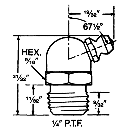 Raccord, Filetage de 1/4" Nia-Chem Ltd.