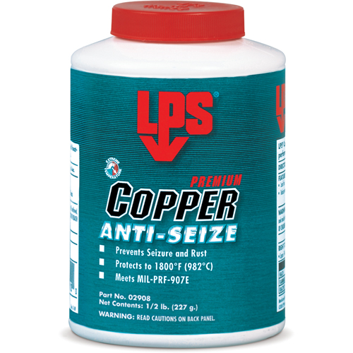 Copper Anti-Seize, 1 lbs., Bottle, 1800°F (982°C) Max Temp. Nia-Chem Ltd.