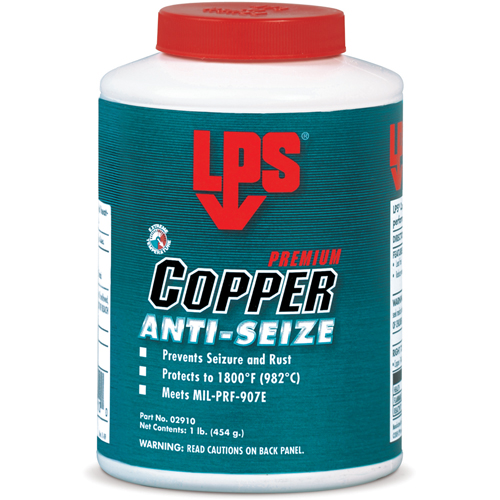 Copper Anti-Seize, 1/2 lbs., Bottle, 1800°F (982°C) Max Temp. Nia-Chem Ltd.