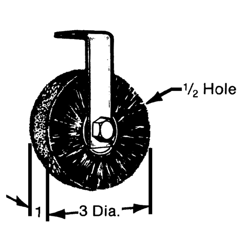 Brosses plates, rondes ou Roto Nia-Chem Ltd.