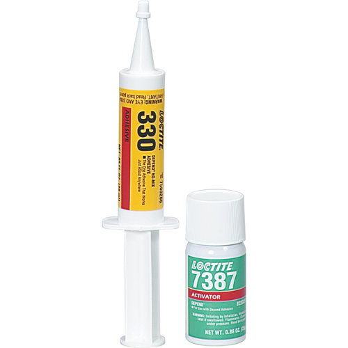 330 Depend&reg; No-Mix Adhesive, Two-Part, 250 ml, Kit, Amber Nia-Chem Ltd.