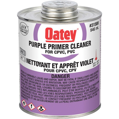 Purple Primer/Cleaner, 946 ml, Brush Top Can Nia-Chem Ltd.