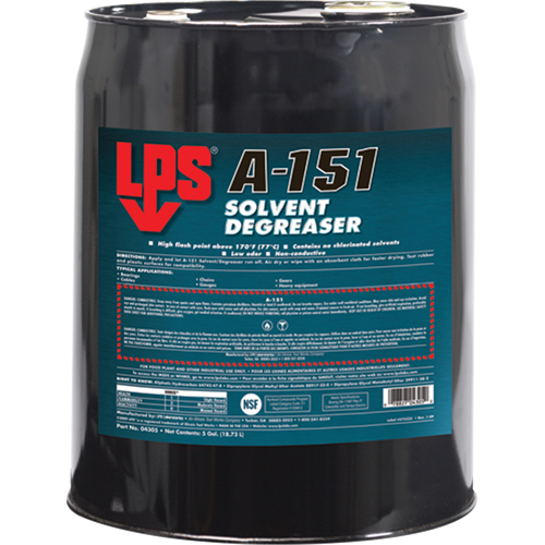 Solvant & d&eacute;graissant A-151, Seau Nia-Chem Ltd.