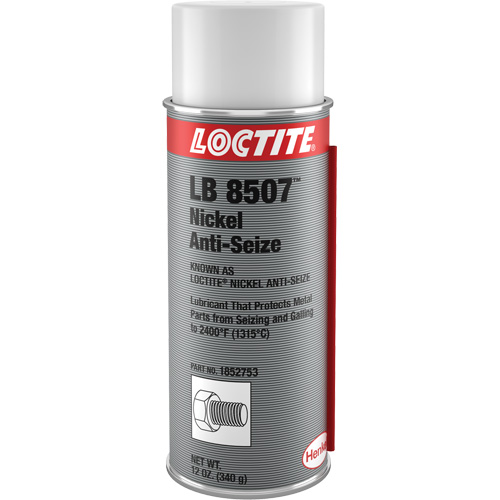 Nickel Anti-Seize Lubricant, Aerosol Can, 2399°F (1315°C) Max. Temp. Nia-Chem Ltd.