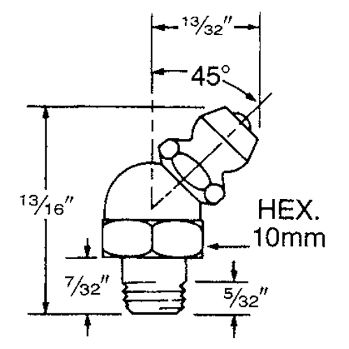 Raccord, Filetage de 6 mm Nia-Chem Ltd.