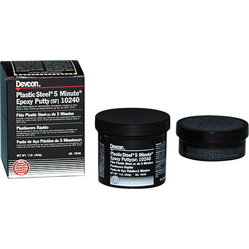 Mastic Plastic Steel 5 Minute, 1 lb, R&eacute;cipient Nia-Chem Ltd.