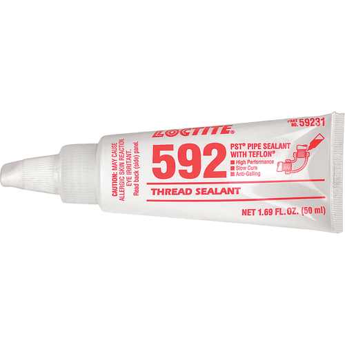 Thread Sealant 592 PST Slow Cure, Tube, 250 ml, -53.88° C - 204° C/-65° F - 400° F Nia-Chem Ltd.