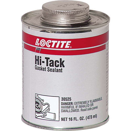 Hi-Tack Gasket Sealant, Brush Can, Red Nia-Chem Ltd.