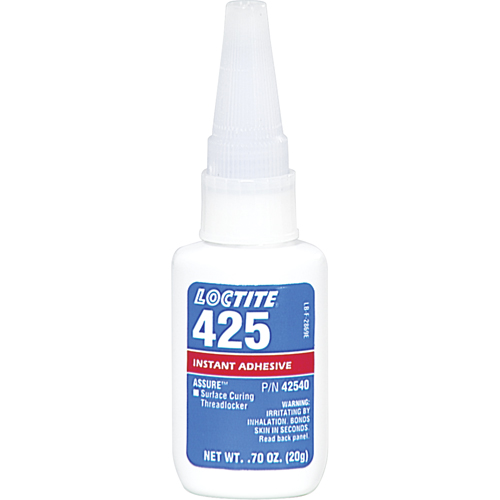 Assure 425 Surface Curing Threadlocker, Blue, Medium, 20 g, Bottle Nia-Chem Ltd.
