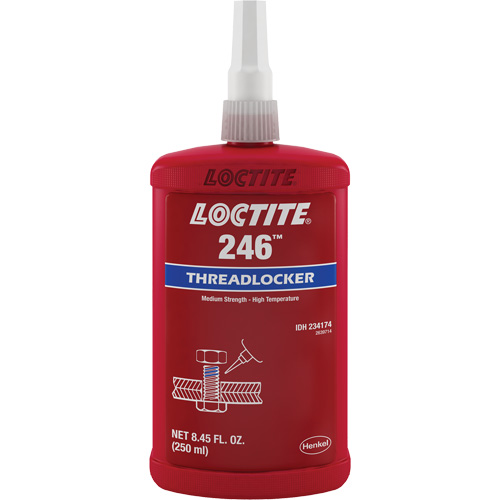 Threadlocker 246 High Temperature, Blue, Medium, 250 ml, Bottle Nia-Chem Ltd.