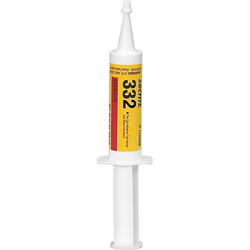 Structural Adhesive 332 Severe Environment , 623 g., Syringe, Amber Nia-Chem Ltd.