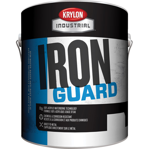 Industrial Iron Guard&reg; Water-Based Enamel, 3.78 L, Gallon, Red Nia-Chem Ltd.