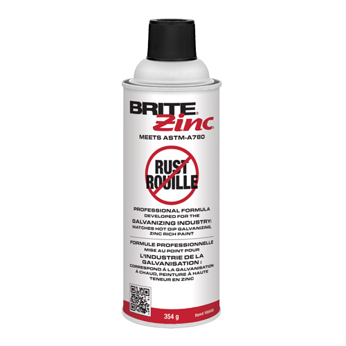 Inhibiteur de corrosion BRITE Zinc, Canette a&eacute;rosol Nia-Chem Ltd.