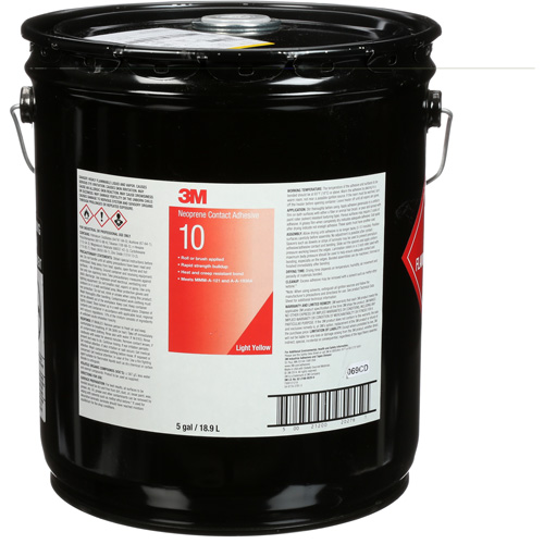 Ten Bond Contact Cement, Pail, 5 gal., Yellow Nia-Chem Ltd.
