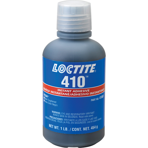 410 Instant Adhesive, Black, Bottle, 454 g Nia-Chem Ltd.