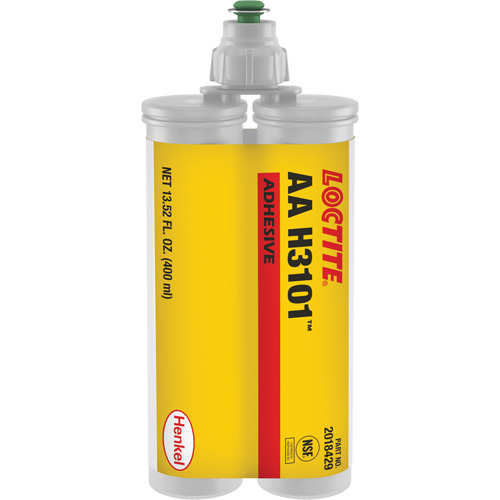 AA H3101 Structural Adhesive, Two-Part, Dual Cartridge, 400 ml, White Nia-Chem Ltd.