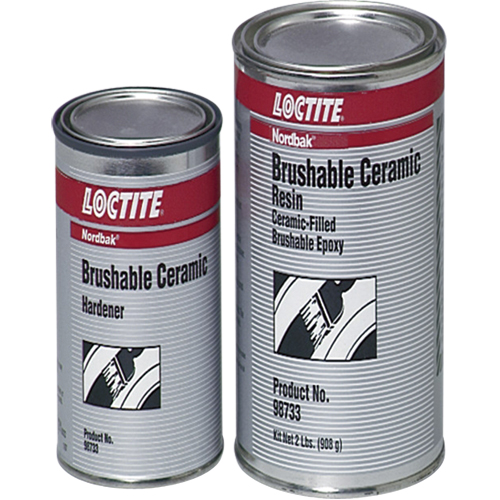 Nordbak Brushable Ceramic, 2 lbs., Kit, Grey Nia-Chem Ltd.