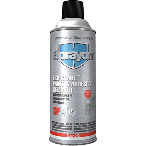 SP405 Eco-Grade Paint & Adhesive Remover, 12 oz, Aerosol Can Nia-Chem Ltd.