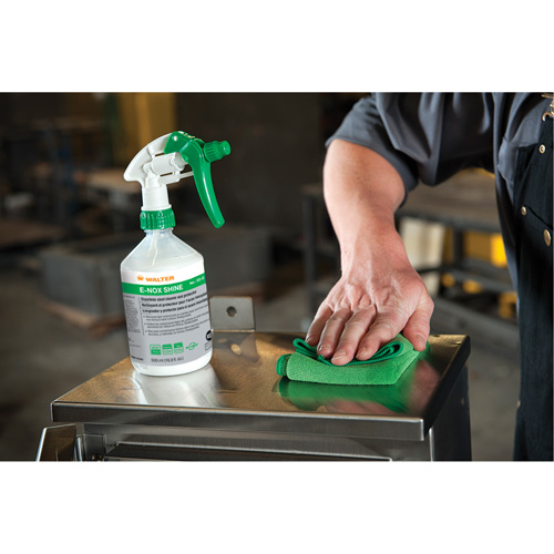 Nettoyant et protecteur de surface en acier inoxydable E-Nox Shine, 20 L, Seau Nia-Chem Ltd.