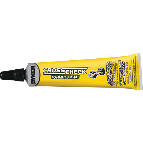 Cross Check Torque Seal&reg; Tamper-Proof Indicator Paste, 1 fl. oz., Tube, Yellow Nia-Chem Ltd.