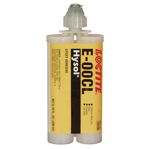 E-00CL Structural Adhesives, 200 ml, Dual Cartridge, Two-Part, Clear Nia-Chem Ltd.