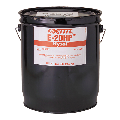 Adh&eacute;sifs structuraux &agrave; s&eacute;chage rapide E-20P, 5 gal., Seau, Deux composants, Blanc Nia-Chem Ltd.