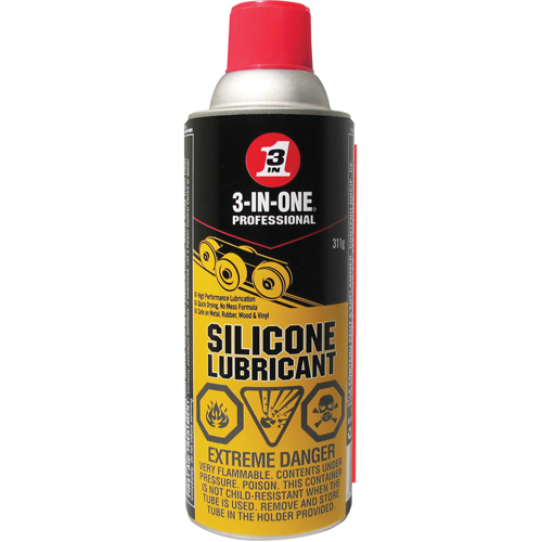 Lubrifiant de silicone 3-IN-1, Canette a&eacute;rosol Nia-Chem Ltd.