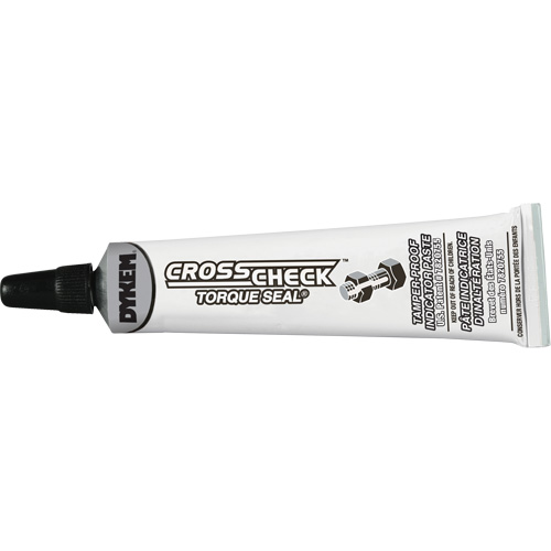 P&acirc;te indicatrice inviolable Cross-Check Torque Seal, 1 liq. oz., Tube, Blanc Nia-Chem Ltd.