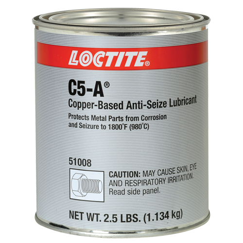 Lubrifiant antiblocage au cuivre Loctite 8008 C5-A, 2,5 lb, Canette, 1800°F (982°C) Temp&eacute;rature max. Nia-Chem Ltd.