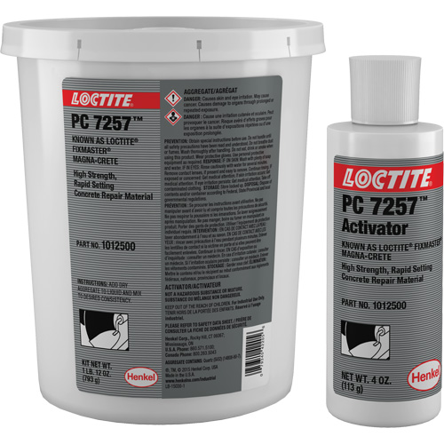 Produit de r&eacute;paration du b&eacute;ton Fixmaster Magna-Crete, Trousse, Gris Nia-Chem Ltd.