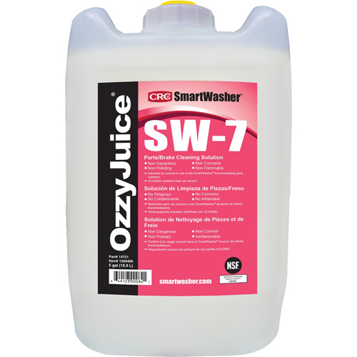 Solution nettoyante SmartWasher OzzyJuice, Cruche Nia-Chem Ltd.