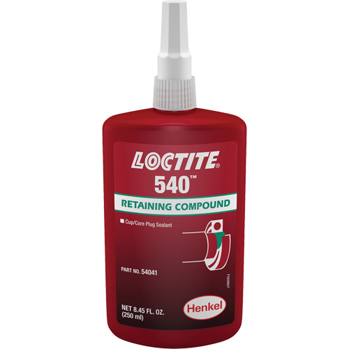 Compos&eacute; de retenue Loctite 540, 250 ml, Bouteille, Bleu Nia-Chem Ltd.