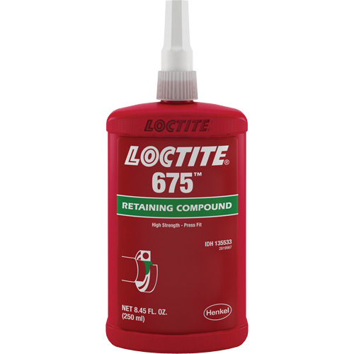 Loctite&reg; 675 Threadlocker, 250 ml, Bottle, Green Nia-Chem Ltd.