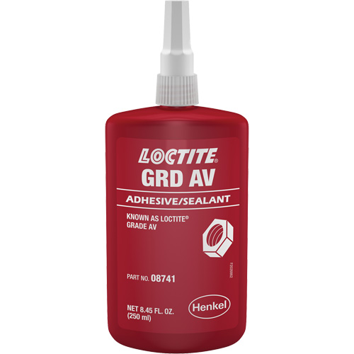 Letter Grade AV Threadlocker, Red, High, 250 ml, Bottle Nia-Chem Ltd.