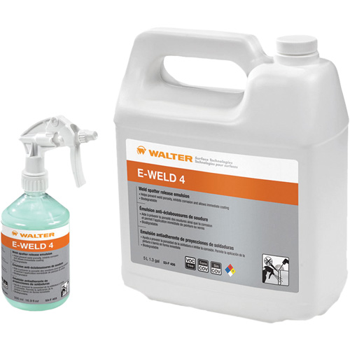 &eacute;mulsion anti-&eacute;claboussures de soudure E-Weld 4, Cruche Nia-Chem Ltd.