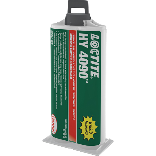 HY 4090 Structural Repair Hybrid Adhesive, Two-Part, Dual Cartridge, 50 g, Off-White Nia-Chem Ltd.