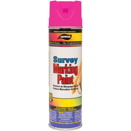 Peinture de marquage &agrave; base de solvant, 17 oz, Canette a&eacute;rosol Nia-Chem Ltd.