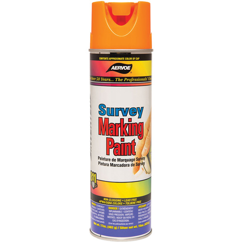 Peinture de marquage &agrave; base de solvant, 17 oz, Canette a&eacute;rosol Nia-Chem Ltd.