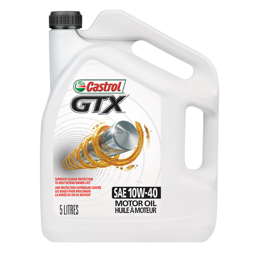 Huile &agrave; moteur 10W40 GTX, 5 L, Cruche Nia-Chem Ltd.