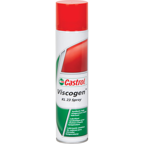 Lubrifiant synth&eacute;tique haute performance pour chaîne KL 23 Viscogen, Canette a&eacute;rosol Nia-Chem Ltd.