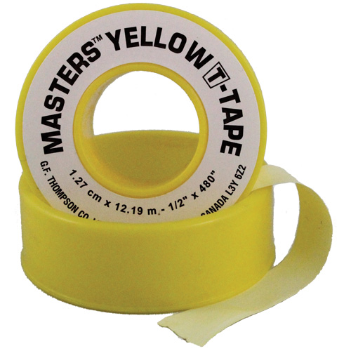 T-Tape, 260" L x 1/2" W, Yellow Nia-Chem Ltd.
