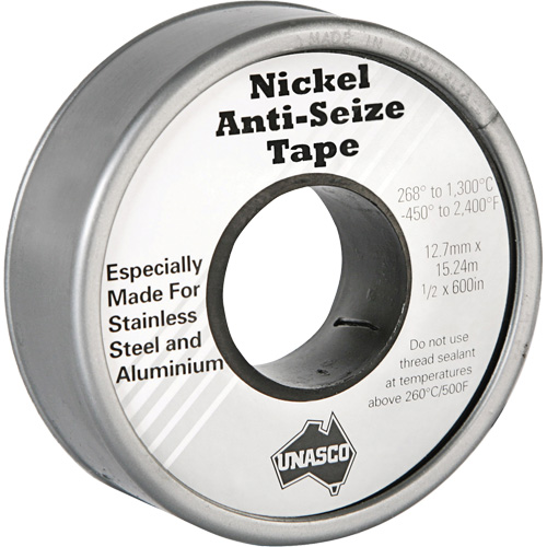 Ruban antigrippant au nickel, 590" lo x 1/2" la, Argent Nia-Chem Ltd.