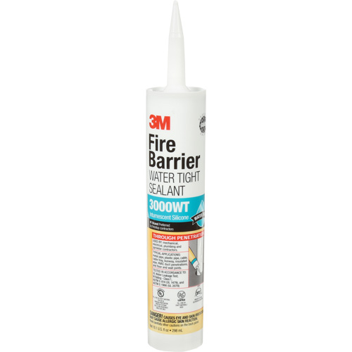 Fire Barrier Sealant 3000 WT, 10.1 oz., Cartridge, Grey Nia-Chem Ltd.