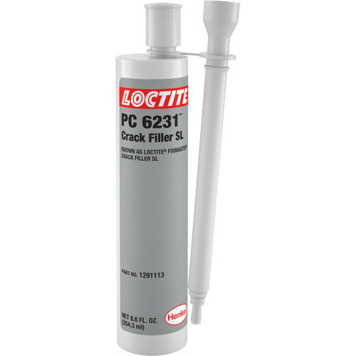 Loctite&reg; Fixmaster&reg; Crack Filler SL, 8.6 fl. oz., Dual Cartridge, Grey Nia-Chem Ltd.