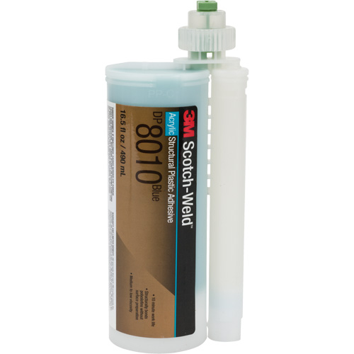 Scotch-Weld Structural Plastic Adhesive, Two-Part, Cartridge, 490 ml, Blue Nia-Chem Ltd.